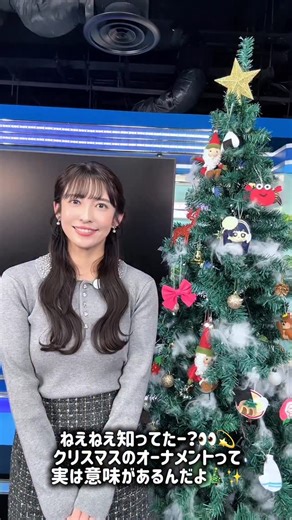 山岸愛梨🌨ウェザーニュース気象予報士 on Instagram: "\ ぎしぎしイングリッシュ活動報告 / 勉強連続日数の記録は250日目になりました🥳 季節ネタ動画も作ったので記録用に！ 以前リクエストいただいたギャル風テロップを添えて…w まだまだわからないことが山のようにありますが、 特番で忙しい日も リーグワンイベントで朝早かった日も 流星中継先の北海道でも 勉強を休まなかった自分えらいね✨ 最近、いろんな国の先生に クリスマスのことを教えてもらうのが楽しい🎄 美味しいものたくさん食べて素敵なクリスマスを お過ごしくださいね🎂🍗🎁"