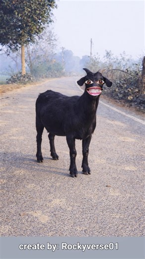 बकरा vs बकरी की प्यार🤣😂 ll #funny #thetharpuns #comedy #aalupyajjoke