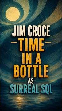 Jim Croce "Time in a Bottle" as SURREAL SQL ⌛