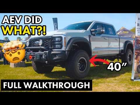 Inside the NEW AEV SuperDuty FXL | Full Walkthrough with AEV