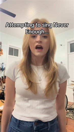 emaline 🎤 on Instagram: "What do you think? #singing #neverenough #cover #viral #thegreatestshowman"