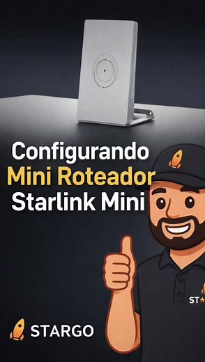 Mini Roteador Starlink: Guia de Configuração Rápida Wi-Fi