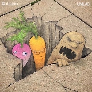 This street artist brings life to the sidewalk and it's actually incredible 👏🙌 | UNILAD