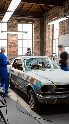 Classic Car Restored from Rust to Showroom! #carrestoration #classiccars #shorts