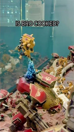 T’AU CRISIS BATTLESUIT VS IMPERIAL KNIGHT! #warhammer40k