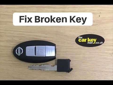 Nissan Keys HOW TO Fix broken key. Qashqai, Juke, Micra, Note