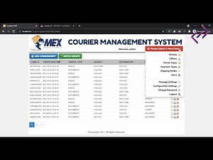 Courier Management System in PHP CodeIgniter with Source Code - CodeAstro