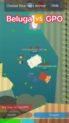 deeeep.io beluga 🆚 Giant Pacific Octopus in Pearl Defense