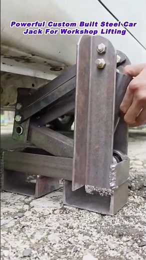 Powerful Custom Built Steel Car Jack For Workshop Lifting