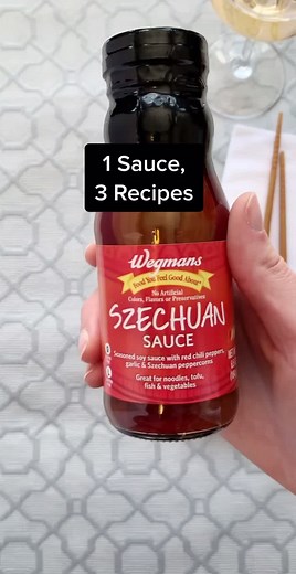 One sauce, so many recipes😋 #wegmans #szechuan