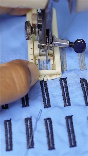 sewing buttonhole pattern using special foot #sewing #sewingtechnique #3