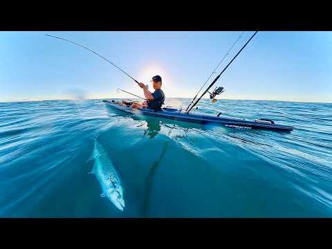 UPGRADED BLACK BEAST! Carbon Fibre Offshore Kayak - Sounder Install + Catch & Cook