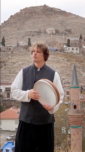 Improvisation on the ghaval — traditional Azerbaijani frame drum 🏔️ Erik Markovskii #framedrum