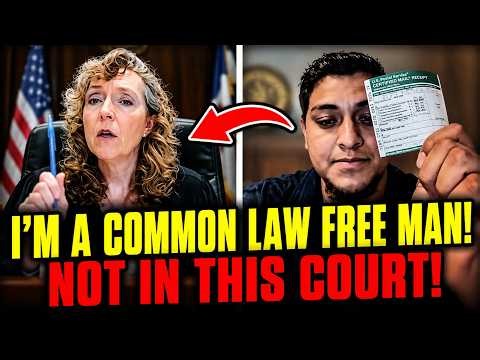 Sovereign Citizen REFUSES To Accept Registration Laws... Judge SHUTS Him Down!
