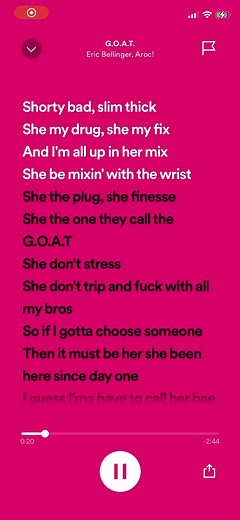 G.O.A.T - Eric Bellinger ft. Aroc | Lyrics Translation