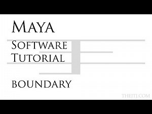 Maya Tutorial Boundary
