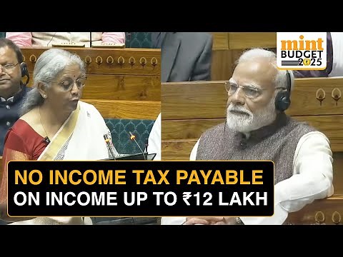 BIG RELIEF! No Income Tax Up to ₹12 Lakh | Union Budget 2025 Highlights