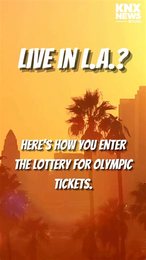 Live in L.A. and want to get tickets for the 2028 Olympics? The first process starts tomorrow. Find out how to enter the lottery. | KNX News 97.1 FM