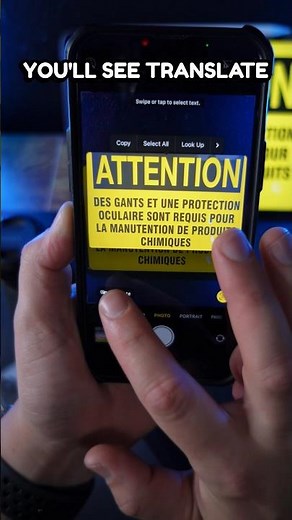 How to Use Your iPhone Camera to Translate Text #iphonetips #cameralanguagetranslation