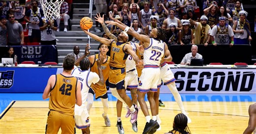 Cal Baptist's March Madness run ends in the first round against Kansas