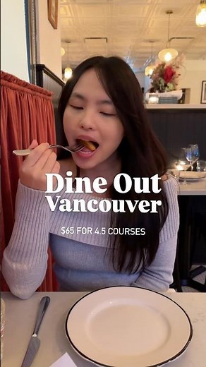 $65 Dine Out Vancouver menu for 4.5 courses @ Chez Celine