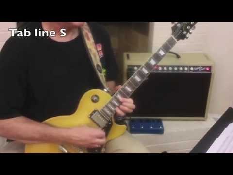 Free Bird - full solo at half-speed - guitar lesson with free tablature download