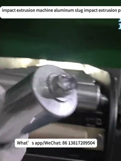 aluminum slugs for aerosol cans aluminum impact extrusion material impact extrusion process #video