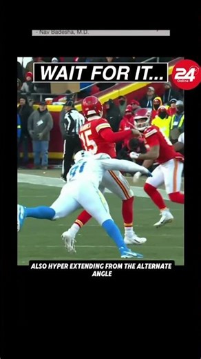 Patrick Mahomes Torn ACL — Left Knee Injury Breakdown vs. Chargers