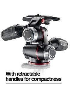 19K views · 216 reactions | Compactness meets strength with the innovative Manfrotto X-Pro 3-Way Head. Weighing only 1 kg and yet able to support up to 8kg of payload, it’s equipped with friction controls, secure locking knobs and 3 bubble levels to ensure accurate framing and shooting, all at a portable size. Ready for your next adventure? | Manfrotto | Facebook