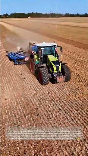 Dust and Power – Tractor Prepping Field for Planting!