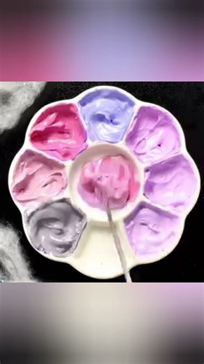 Three color mixing chart part 2 #trending #satisfying