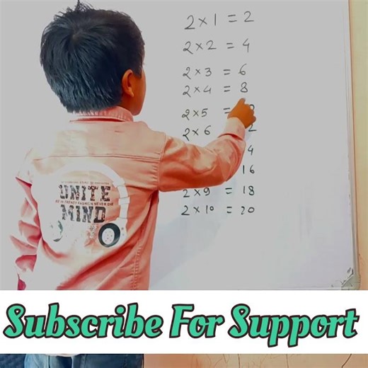 Table Of 2 💁 दो का पहाड़ा 🙅 2 का टेबल