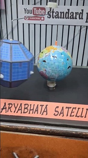 Aryabhatta satellite working model #satellite #aryabhata #schoolproject #shortsfeed #shorts #short