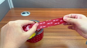 3M Double Sided Tape Heavy Duty 0.39in x 10ft, Heavy Duty Removable Mounting Tape, Adhesive Strips Double Sided Mounting Tape, Strong Foam Tape for Walls Picture Hanging Poster, Car, LED Strip Light