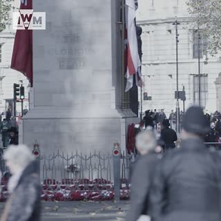 Sir Edwin Lutyens sat down and drew his design for the Cenotaph over dinner one evening in July 1919 – and at that time, it was thought the structure would be temporary and only used to help celebrate peace. Find out how the Cenotaph went from sketch to stone memorial in our video interview with Laura Clouting, lead curator of Lest We Forget?. This exhibition at Imperial War Museum North explores how the First World war has been remembered over the last 100 years. | Imperial War Museum London