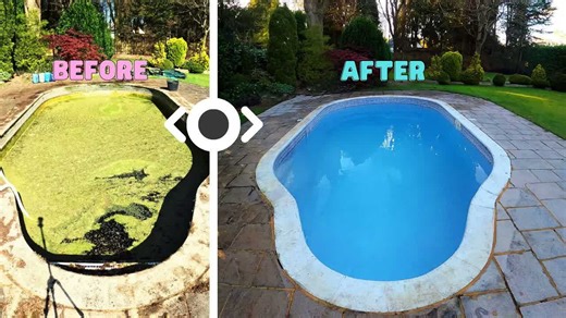 How to clean an old pool the right way