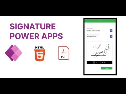 🚀Power Apps Pen Input & PDF (Signature)