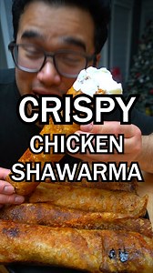 CRISPY CHICKEN SHAWARMA ❤ #fyp | Quang Tran