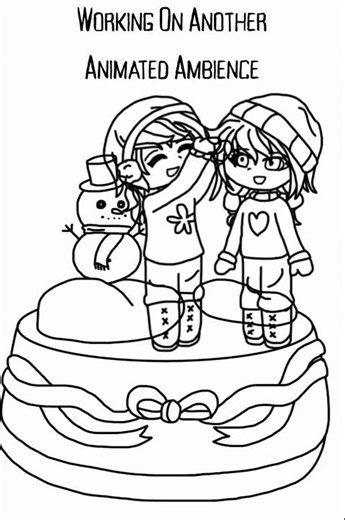 Snow globe Animation test⛄ #wip #animation #drawing #artist