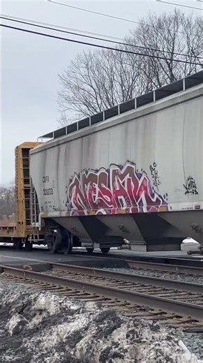 CSX ES44AC #3126 Leads A Fast M382 By Voorhessville!