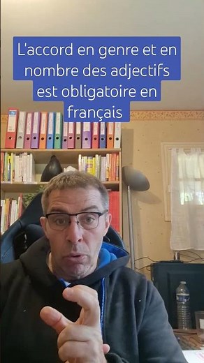 Grammaire. L'accord des adjectifs en genre et en nombre avec le nom est OBLIGATOIRE en français