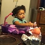 Liberty Imports Baby Bath Toys 13-Inch Little Newborn Doll Bath Set - Real Working Bathtub with Detachable Shower Spray and Accessories for Kids Pretend Play