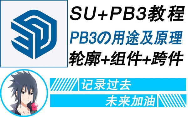【SU+PB3教程】PB3构件库的用途及原理理解