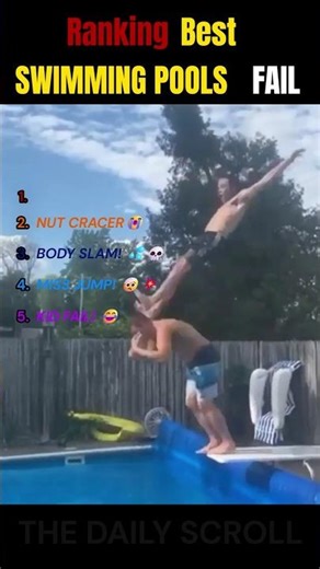 Ranking Best Swimming Pool Fails 😭