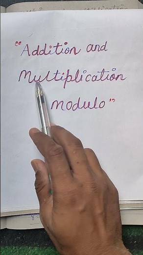 Addition & Multiplication modulo ll Group theory ll #short #grouptheory #sssmclasses #viralvideo