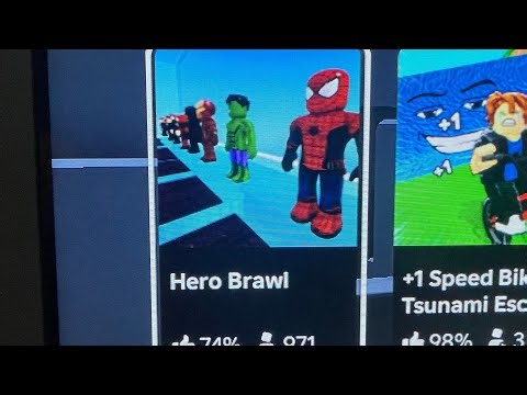 I played an OG old nostalgic Roblox game called hero brawl￼