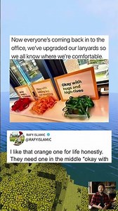 The Office Lanyard Struggle 🏢🧡#relatable #funny