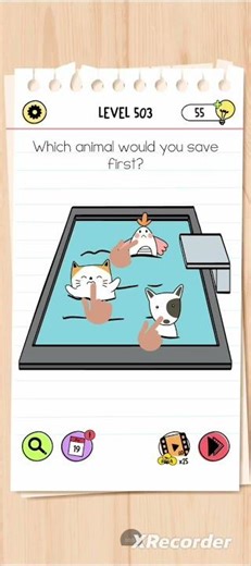 the brain test solution level 503 👍🧐😁