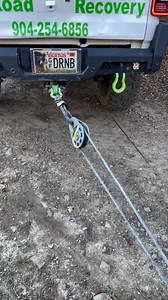 Winching backwards with a front winch #offroad #rigging #jeep | Matt Mckinzie