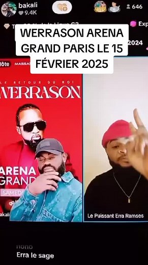 Werrason en Concert au Grand Paris - 15 Février 2025
